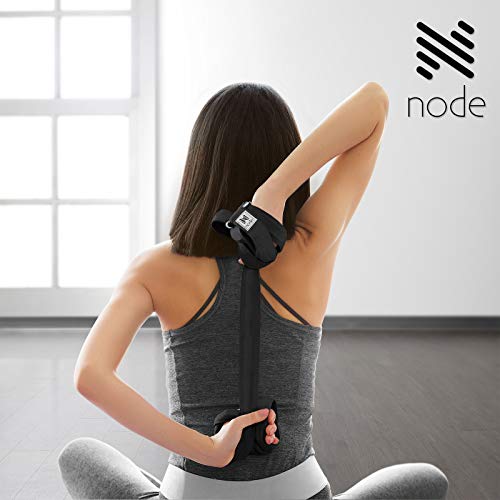 Node-Fitness-8-Premium-Woven-Cotton-Blend-Yoga-Strap-with-D-Ring-Buckle-for-Stretching