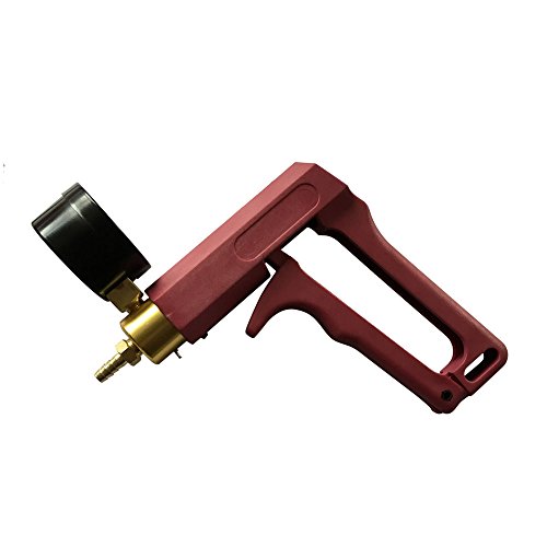 Hand Held Brake Fluid Bleeder Bleeding Tester & Pistol Vacuum Pressure Pump Gauge Test Tuner Detector Tool Set with Adapters Case for Automotive Car Motorcycle - Thumbnail 4