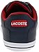Lacoste Men's Grad Vulc TS Casual Shoe Fashion Sneaker, Dark Blue/Red, 9 M US