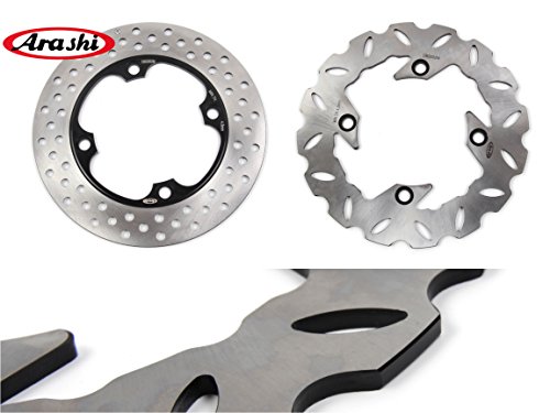 Arashi Front Rear Wheel Rims and Brake Disc Rotors for HONDA CBR1000RR 2006-2016 Motorcycle Accessories CBR 1000 RR CBR1000 1000RR Matte Black 1 Set 2007 2008 2009 2010 2011 2012 2013 2014 2015 - Thumbnail 6