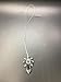 Crystal Guardian Angel Suncatcher Car Charm for Rear View Mirror (Clear)