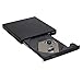 ZSTBT USB 2.0 External Portable CD-RW DVD ROM Combo Burner Drive for Laptop Notebook PC Desktop Computer(Black)