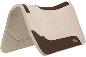 Weaver Equine Contoured Steam Pressed Merino Wool Felt Saddle Pad