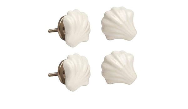 Ocean Theme Seashell Ceramic Decorative Furniture Knobs Drawer