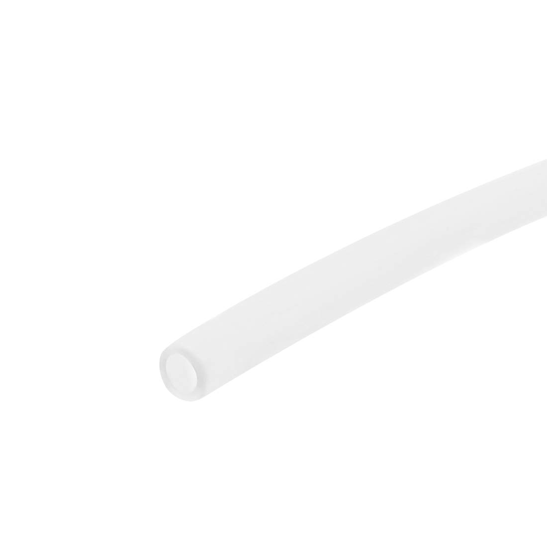 sourcing map Silicone Tubing 5mm ID x 8mm OD 1m Silicone Rubber Tube Air Hose Water Pipe for Pump Transfer White