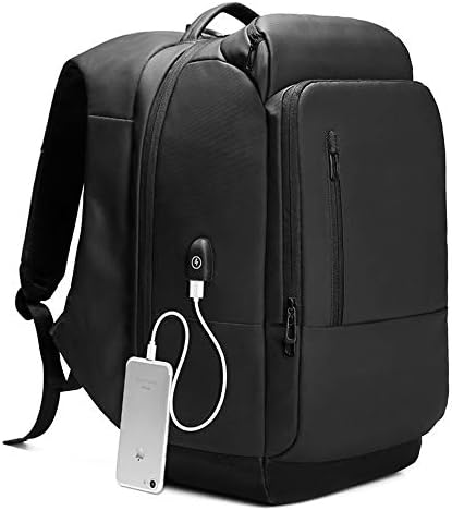 Laptop Backpack LIUSIYU Business, Invisible Anti-Theft Durable 17 inch Travel Computer Rucksack with USB Charging/Teens Men Women, Water Resistant College School Computer Rucksack Bag