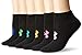 Under Armour Youth Essential No Show Socks, 6-Pairs, Black/Assorted Colors, Small