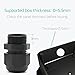 Lantee PG 13.5 Cable Gland - 20 Pieces Black Plastic Nylon Waterproof Wire Glands Connector Fitting Fit for 6mm to 12mm Cable Range