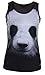Uget Women's 3D Printing Panda Pattern Tank Tops Vest