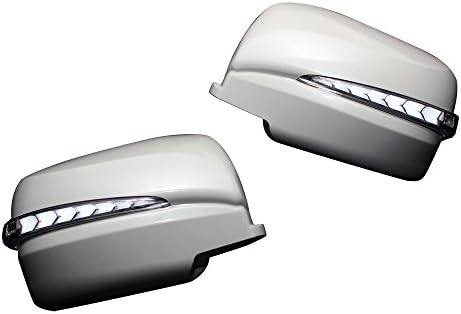 LED Turn Signal Mirror Sequential Lights for X-trail T31 NV350 E26 Serena C26 Murano DRL White Chrome Trim Unpainted