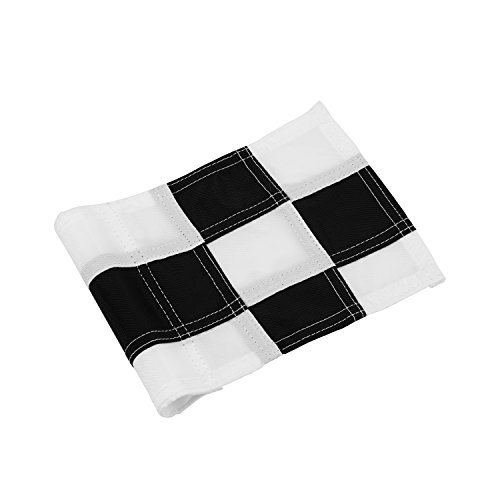 KONDAY Golf Flag，Practice Green Golf Flags, Solid Nylon and Checkered Traning Golf Putting Green Flags, Indoor Outdoor Backyard Garden Portable Golf Target flags - Thumbnail 7