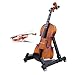 Guitar Stand, Ohuhu A Frame Portable Guitar Floor Stands Adjustable Light Weight Foldable Guitar Holder for Guitar, Bass, Violin, Ukulele, Banjo, Mandolin (Black) (1 - Pack)