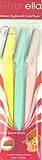 Gabriella Women's Eyebrow & facial Razor. 3pcs [Misc.]
