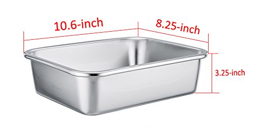 6 TeamFar+Rectangular+Stainless+Casserole+Dishwasher