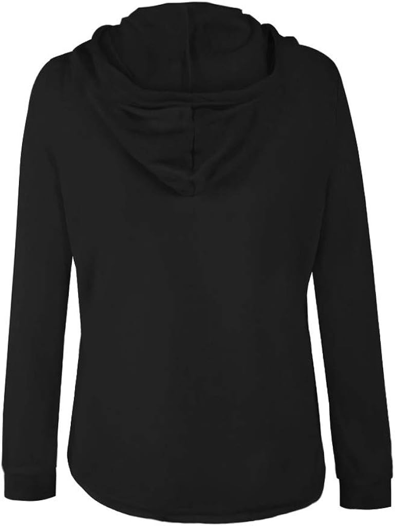 Women's black hooded sweatshirt Clearance