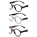 Success Eyewear Reading Glasses 3 Pair Spring Hinge Professer Readers for Men and Women Fashion Glasses for Reading +1.25