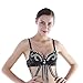 Seawhisper Cabaret Costume Belly Dancing Bra Black for Women 32B-34A-34B