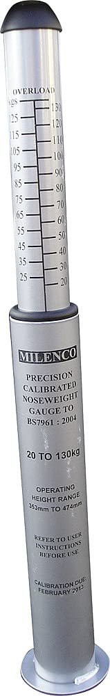 Milenco Precision Calibrated Nose Weight Gauge Caravan trailer, silver