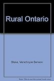 Front cover for the book Rural Ontario by Verschoyle Benson Blake