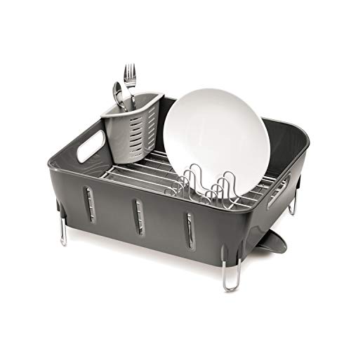 simplehuman Compact Dish Rack, Grey Plastic Buy Online in UAE. Home