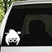 Overwatch - Mei Icon (WHITE) Waterproof Vinyl Decal Stickers for Laptop Phone Helmet Car Window Bumper Mug Tuber Cup Door Wall Decoration