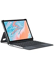 VASTKING KingPad K10 Pro 10.1" Octa-Core Tablet, 4GB RAM, 64GB Storage, Android 10, 1920x1200 Tablet with Keyboard and Stylus Pen, 60Hz Screen Rate, 13MP Rear Camera, 5G WiFi, GPS, Silver Grey