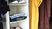 Home Hanging Clothes Storage Box (6 Shelving Units) Durable Accessory Shelves - Eco- Friendly Closet Cubby, Sweater & Handbag Organizer - Keep Your Wardrobe Clean & Tidy. Easy Mount.