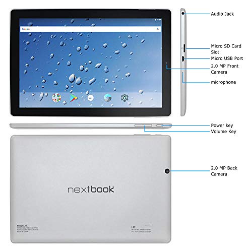 Nextbook Ares 10A (with Cover Case), 10.1’’ Android Tablet, 1280 x 800