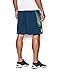 Under Armour Men's Raid Graphic Shorts, Blackout Navy (997)/Fuel Green, Large