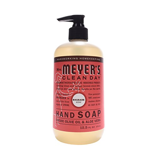 Mrs. Meyers Clean Day Hand Soap, Rhubarb, 12.5 fl oz, 3 ct