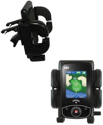 Innovative Vent Cradle Vehicle Mount designed for the uPro uPro GO Golf GPS – Adjustable Vent Clip Holder for Most Car / Auto Vent Systems