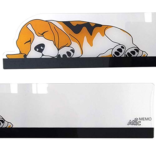 GARASANI Top Horizontal Computer Monitors Screen Acrylic Message Boards Memo Pads (Transparent Vertical)