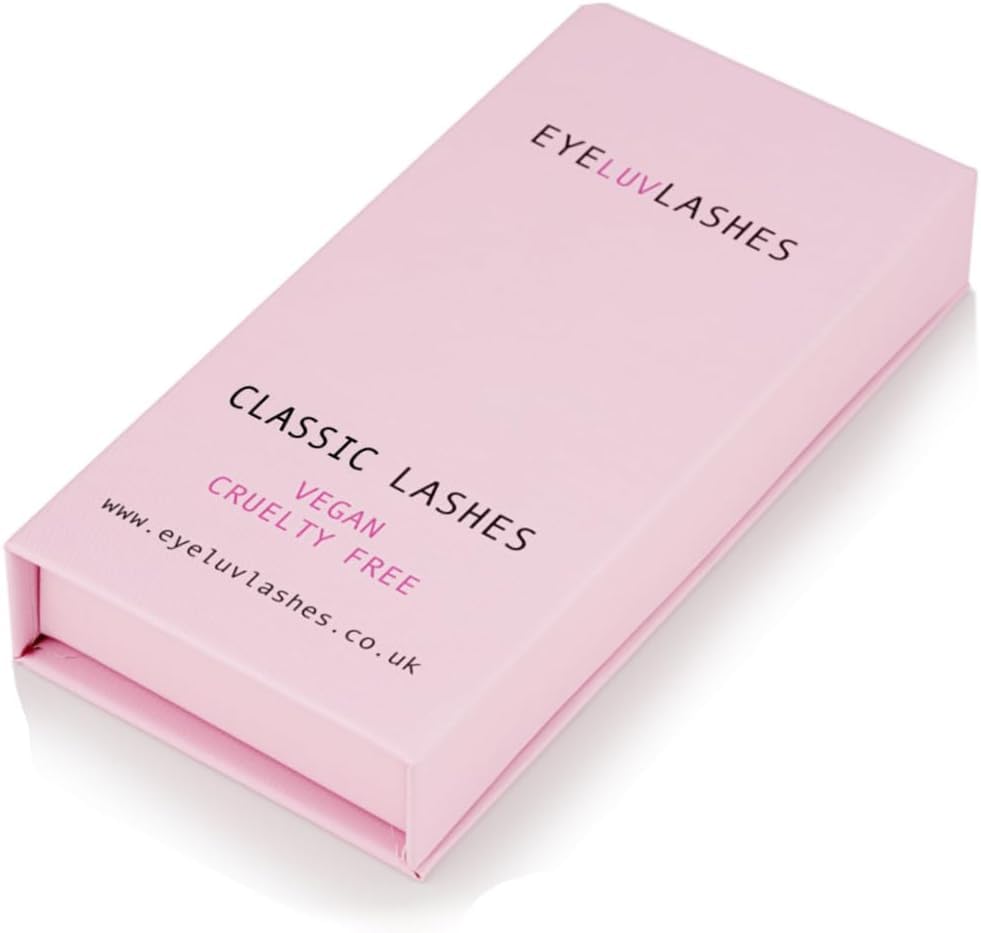 Classic Lash Trays Silk Eyelash Extensions Individual Eyelashes Soft Lightweight Lashes Semi Permanent Eyelashes Eyeluvlashes (CC Curl 0.15, 13mm Length) — image 1