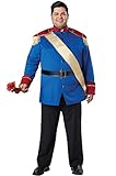 Mens Plus Size Storybook Prince Costume Size 48-52