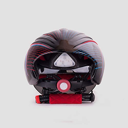 VISTANIA Bike Helmet With LED Light, Specialized Cycle Helmet With Safety Light Detachable Magnetic Visor Shield Goggles… - Image 5