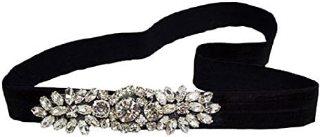 Jolie USA Black Lizzie Headband Hair Jewelry Stretch Band