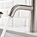 Shaco Commercial Stainless Steel Vanity Single Handle Bathroom Faucet ,Brushed Nickel Bathroom Sink Faucets