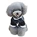 Kuoser Dog Tuxedo,Dog Wedding Suit with Bow Tie Formal Dogs Tux Pet Wedding Party Birthday Costume,Doggy Valentines Christmas Halloween Graduation Outfit Cosplay for Small Medium Large Dogs,Black L