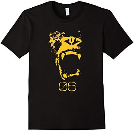 Mens Gorilla 06 T-Shirt, Alpha Style Medium Black