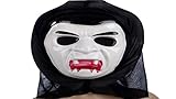 Ghost Face Bleeding Mask Costume Accessory (one size, Fangs)