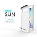 Galaxy S6 Edge Battery Case: Stalion Stamina Rechargeable Extended Charging Case (Ceramic White) 3500mAh Protective Charger Cover with LED Charge Indicator Light