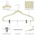 IEOKE Pants Hangers, Trousers Hangers with Clips,Velvet Hangers Non Slip Clothes Hangers with Heavy Duty 360 Swivel Hanger Hook - 12 Pack