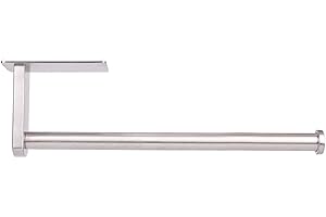 Mtlavishness Self Adhesive Toilet Holder Brhed 304 Stainless Steel Wall Mount Tissue Rack for Bathroom Kitchen Hotel Modern S