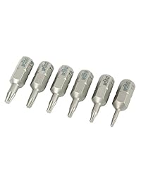 Wiha 71570 T5 to T10 Torx - Juego de 6 piezas
