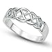 925 Sterling Silver Celtic Knot Band Ring