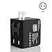 Travel Adapter, Turobot Universal Charger AC Adapter with Dual USB Port for US/ EU/ AU/ UK 150 + Countries