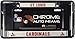 Rico Industries FC6110 MLB St. Louis Cardinals Chrome License Plate Frame