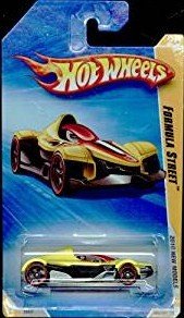 HOT WHEELS 2010 NEW MODELS YELLOW/BLACK FORMULA STREET 20/44 REDLINE