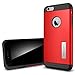 Spigen Slim Armor iPhone 6 Plus Case with Kickstand and Air Cushion Technology and Hybrid Drop Protection for iPhone 6S Plus/iPhone 6 Plus - Electric Red