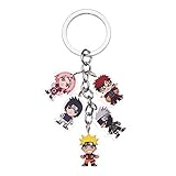 Opopark Anime Sakura Kakashi Itachi Metal Keychain Bag Car Key Ring